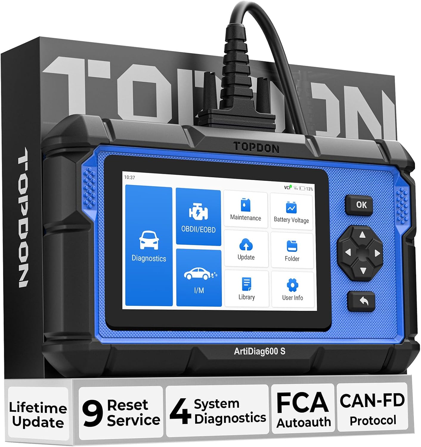 TOPDON AD600S Multi-System OBD2 Scanner