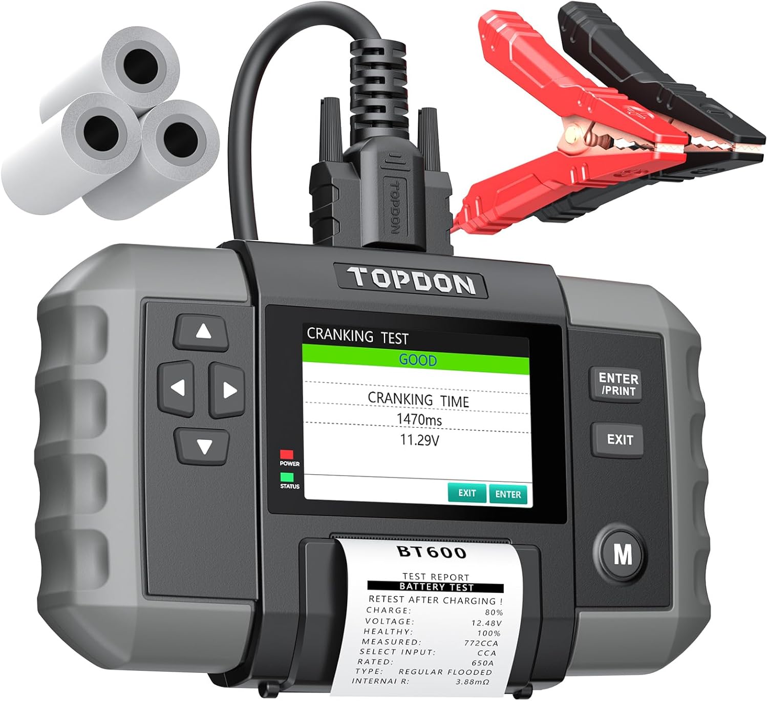 TOPDON BT600 12V/24V Battery Load Tester